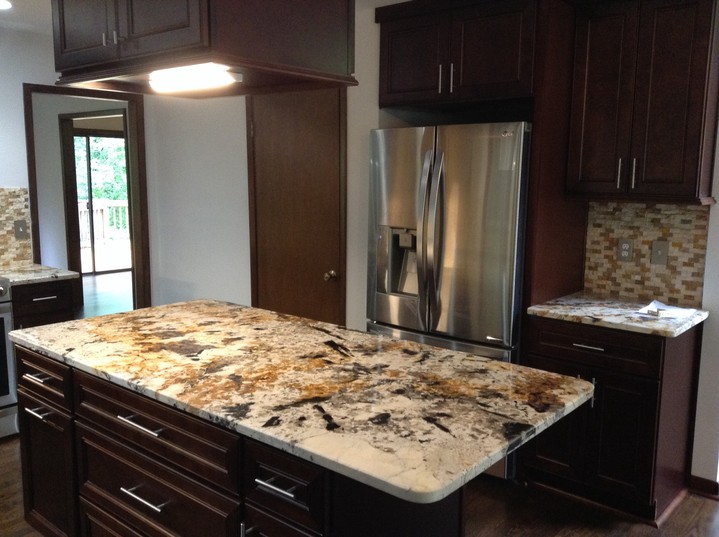 kitchen remodel exotic granite